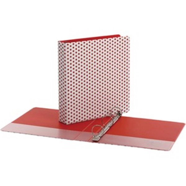Tops Products 1.5 in. Oxford Back-Mounted Round Ring Binder, Red OXF42650